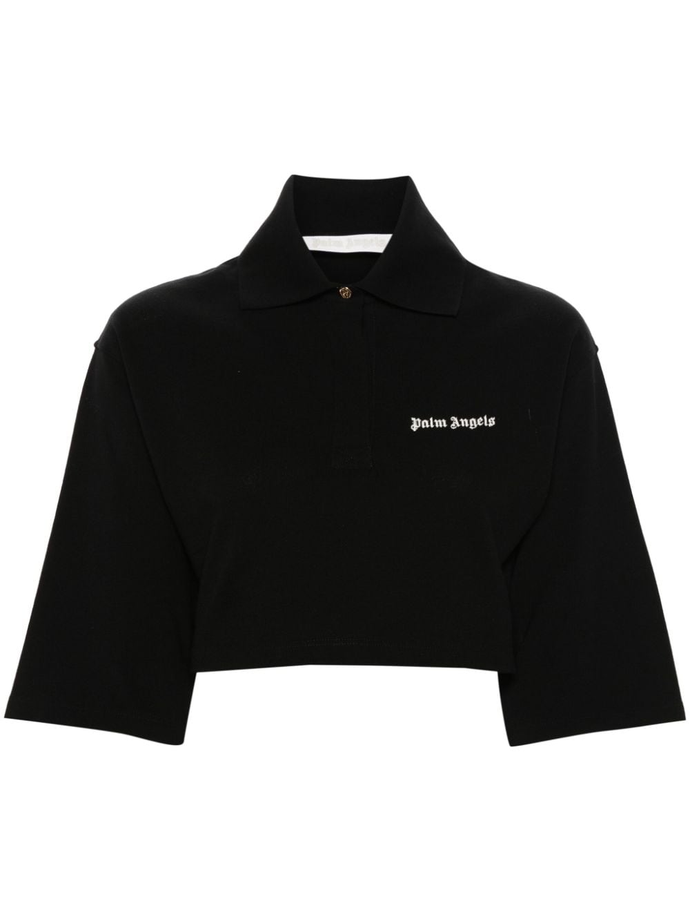 PWGB012S24FAB0031003 로고 크롭 폴로 셔츠